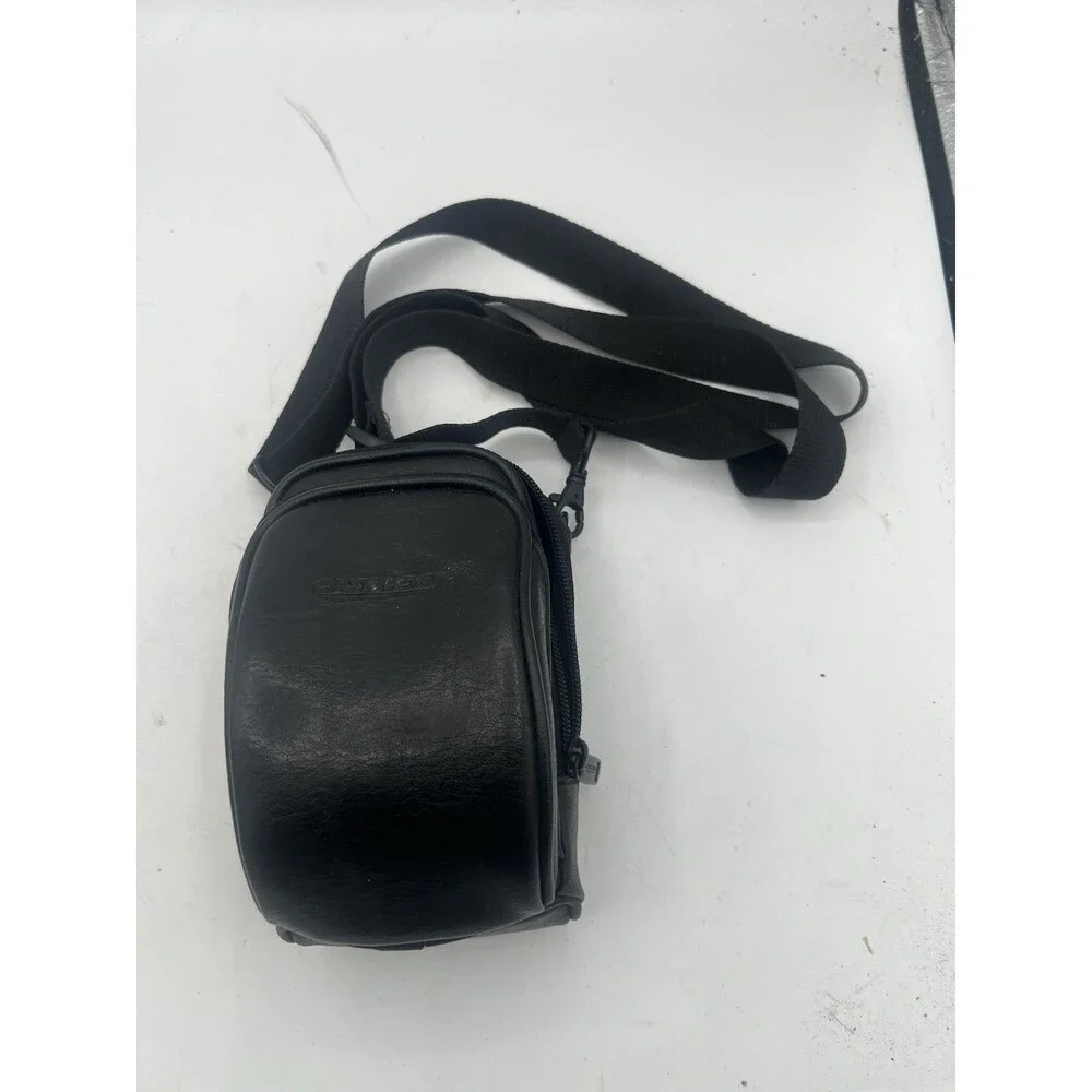 Case Logic Black Crossbody Camera Bag VTG Compact Travel Case Adjustable Strap